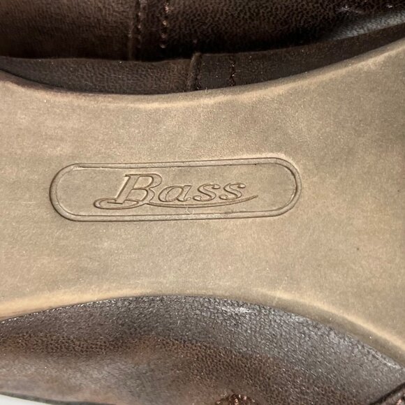 Bass Willow Boots Booties Womens 10 M Brown Side Zipper - Picture 9 of 10